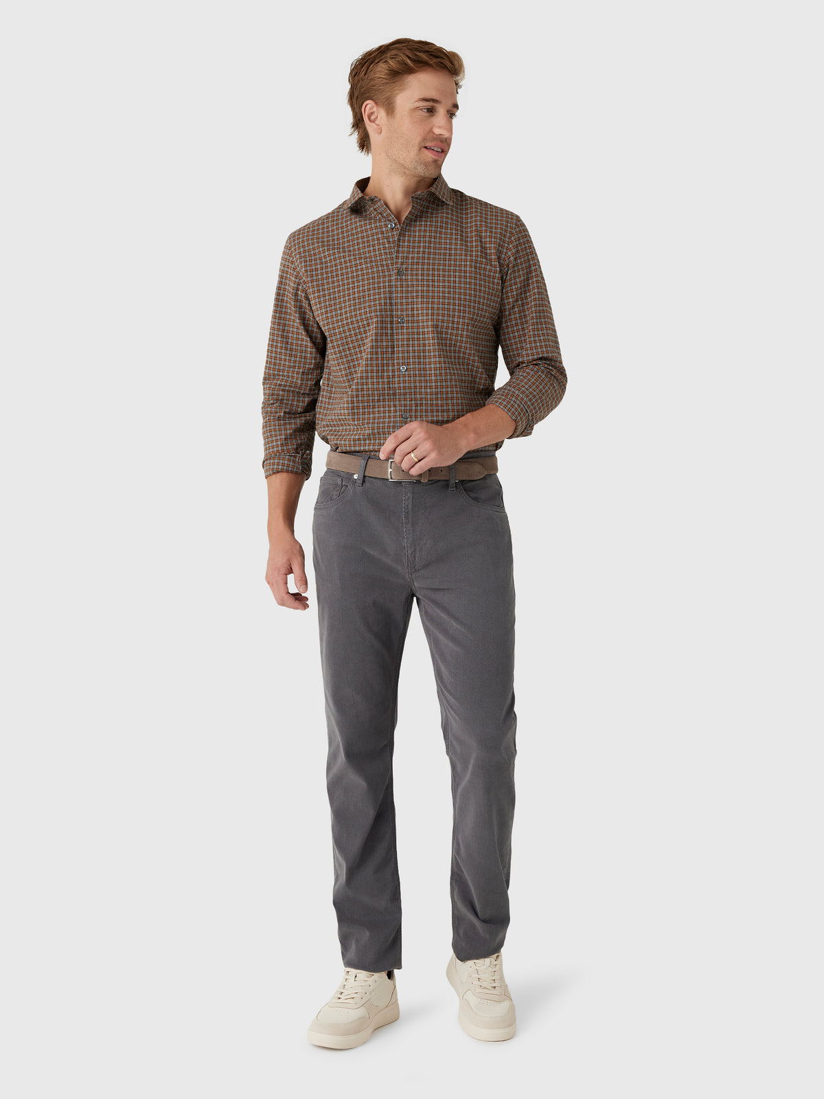 Frame Men's Modern Straight Brushed Twill Pant - Saint Bernard