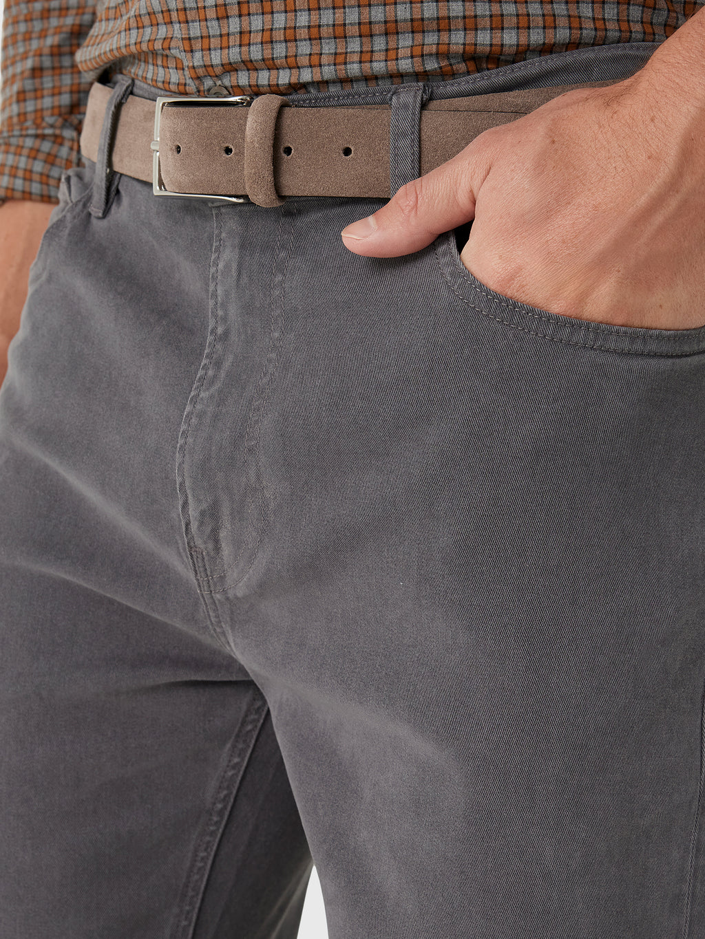 Frame Men's Modern Straight Brushed Twill Pant - Saint Bernard