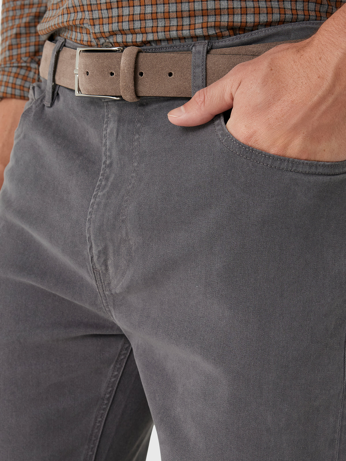 Frame Men's Modern Straight Brushed Twill Pant - Saint Bernard