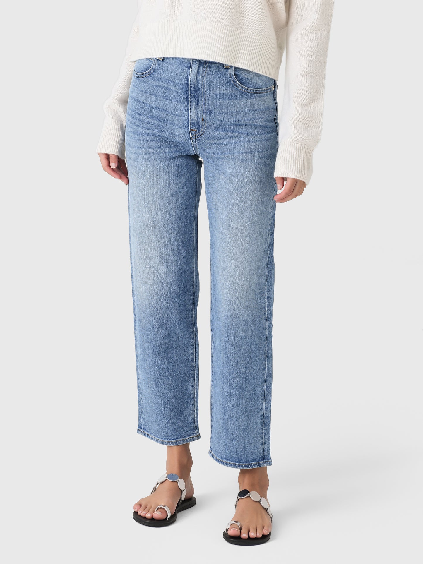 SLVRLAKE Women's London Crop Jean - Saint Bernard