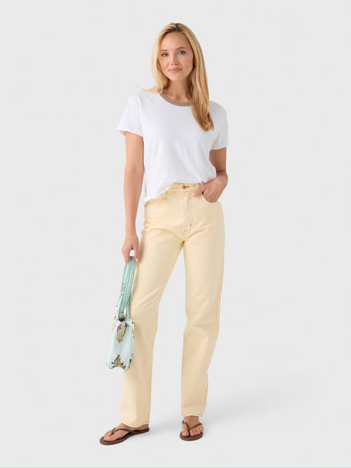 SLVRLAKE Women's London Straight Jean