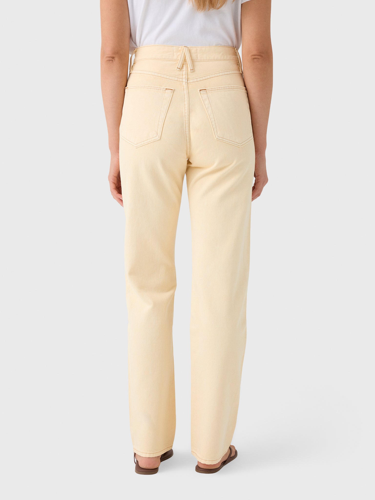 SLVRLAKE Women's London Straight Jean - Saint Bernard