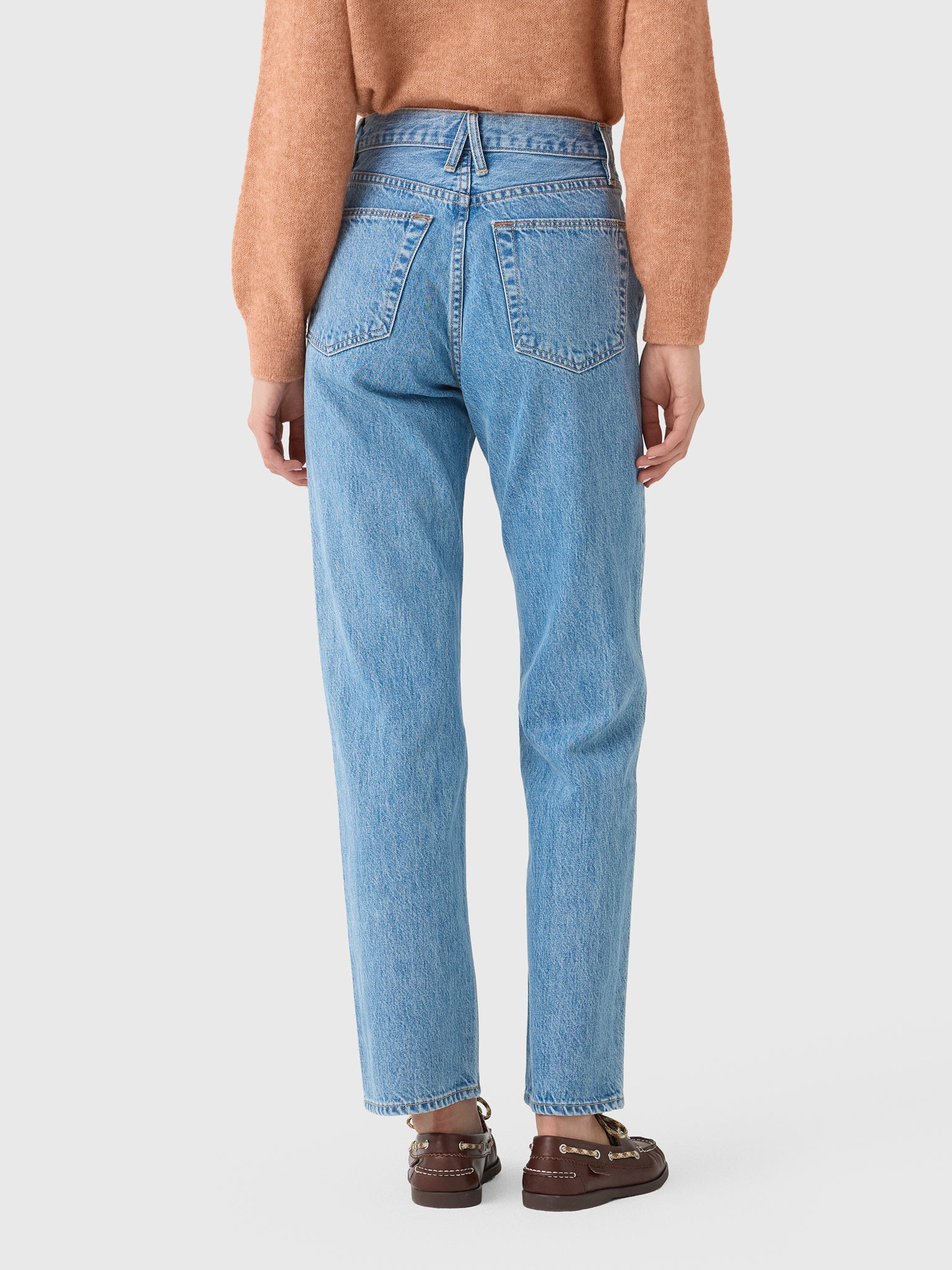 SLVRLAKE Women's London Straight Jean - Saint Bernard