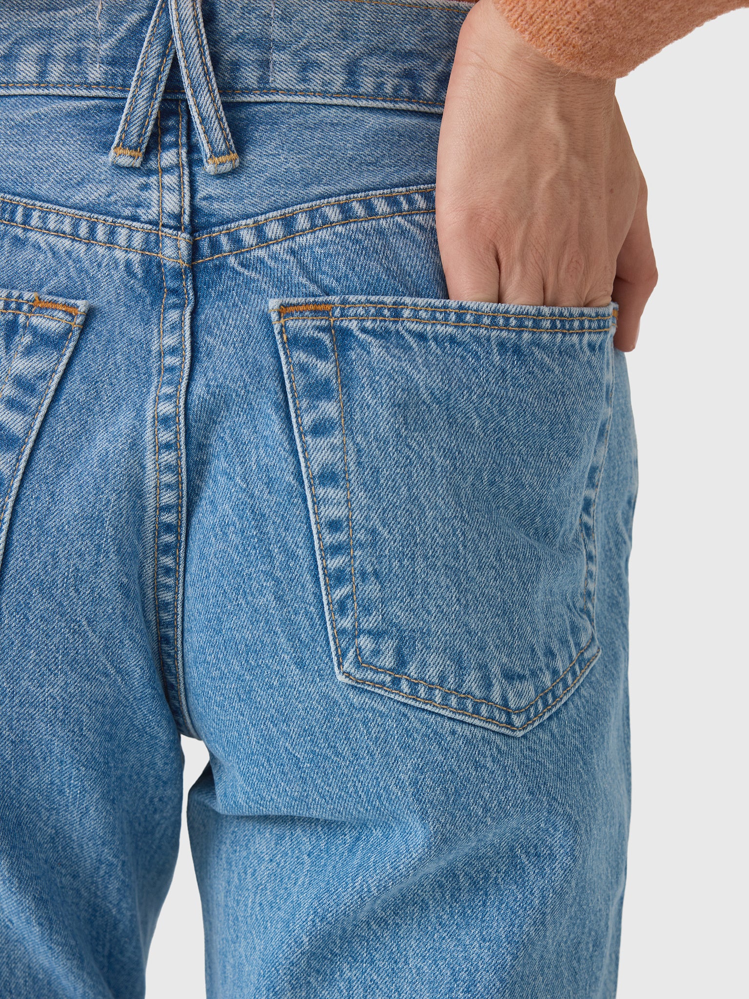 SLVRLAKE Women's London Straight Jean - Saint Bernard