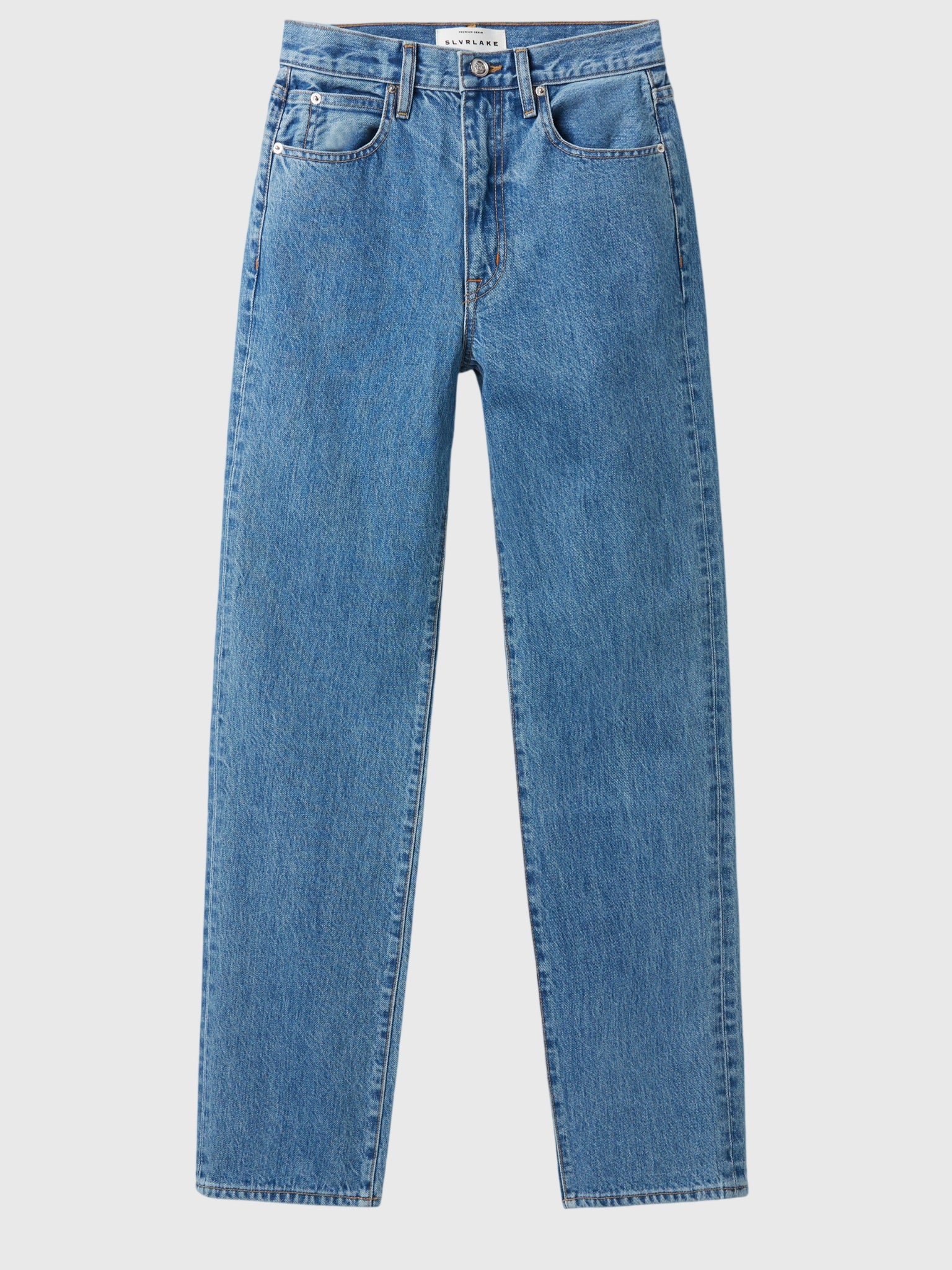 SLVRLAKE Women's London Straight Jean - Saint Bernard