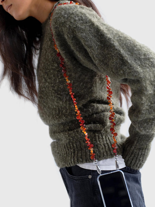 OSSA Faceted Gemstone Crossbody