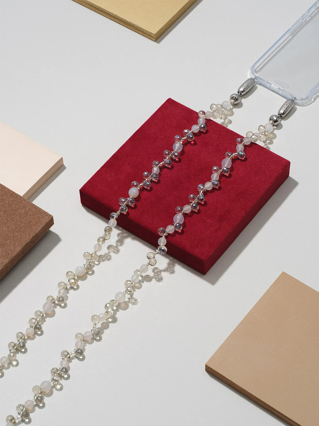 OSSA Faceted Crystal Crossbody - Saint Bernard