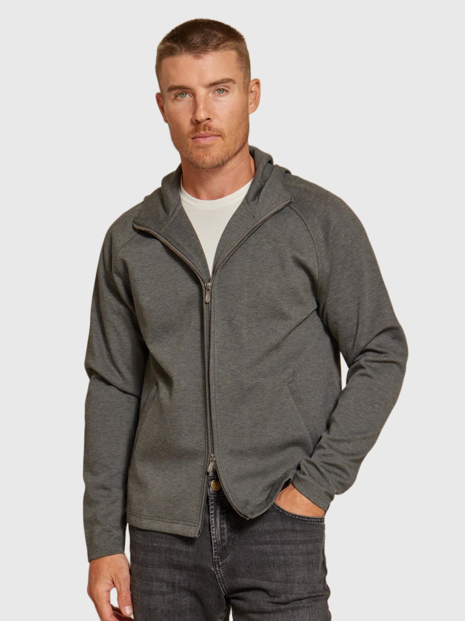 RYE51 Men's The Logan Scuba Hooded Jacket - Saint Bernard