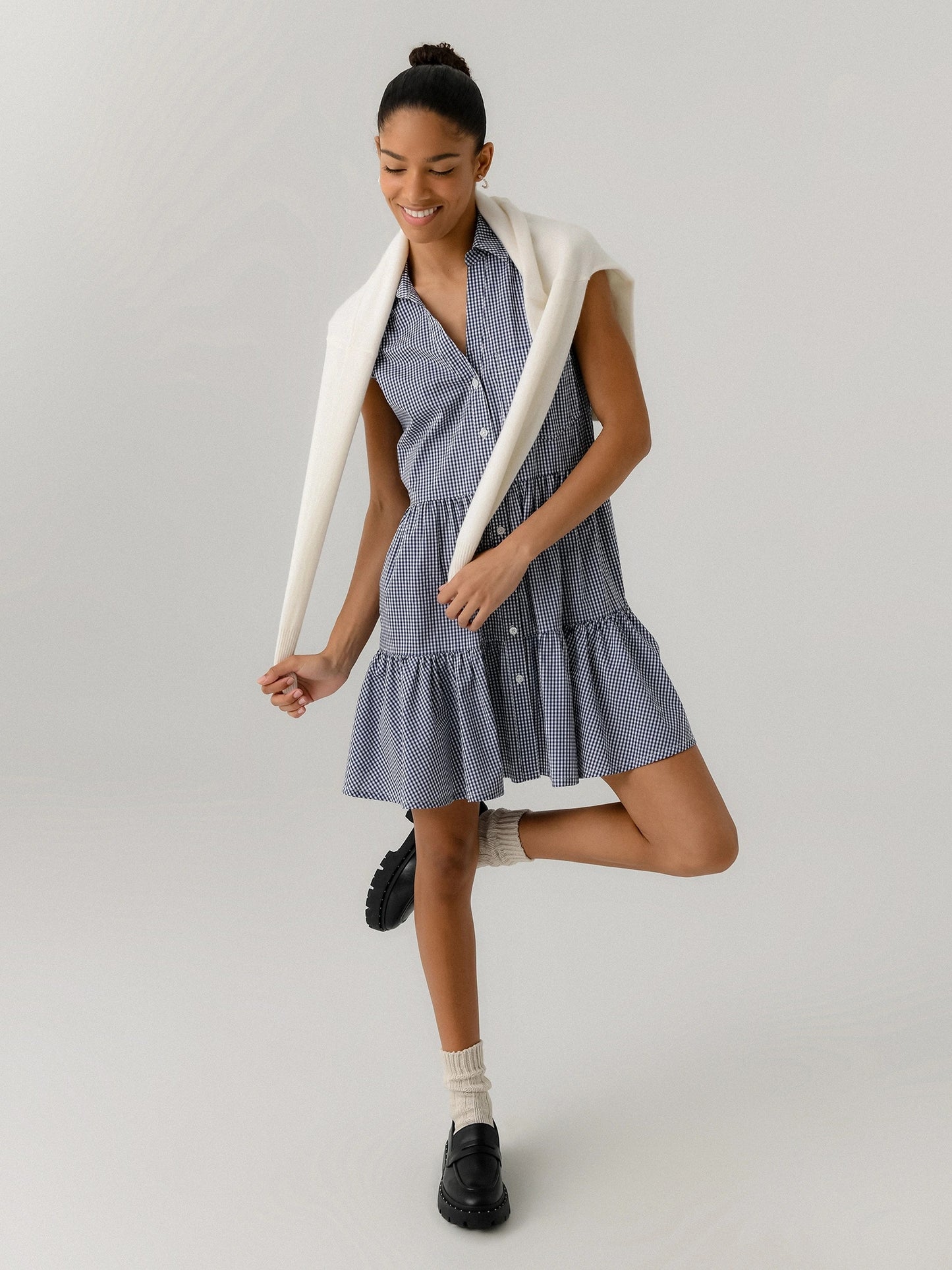 LENÚ Women's Lola Dress - Saint Bernard