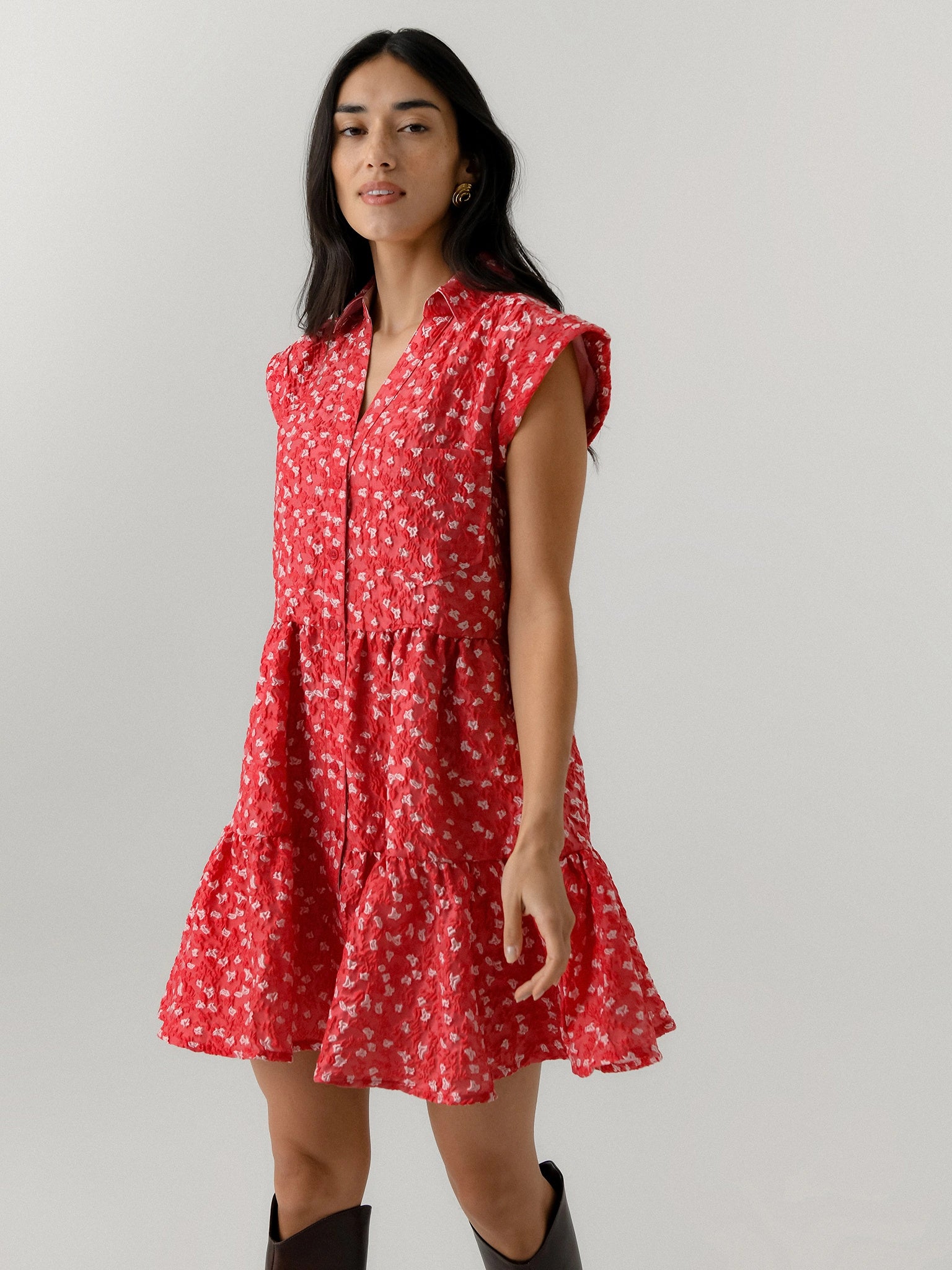 LENÚ Women's Lola Dress - Saint Bernard