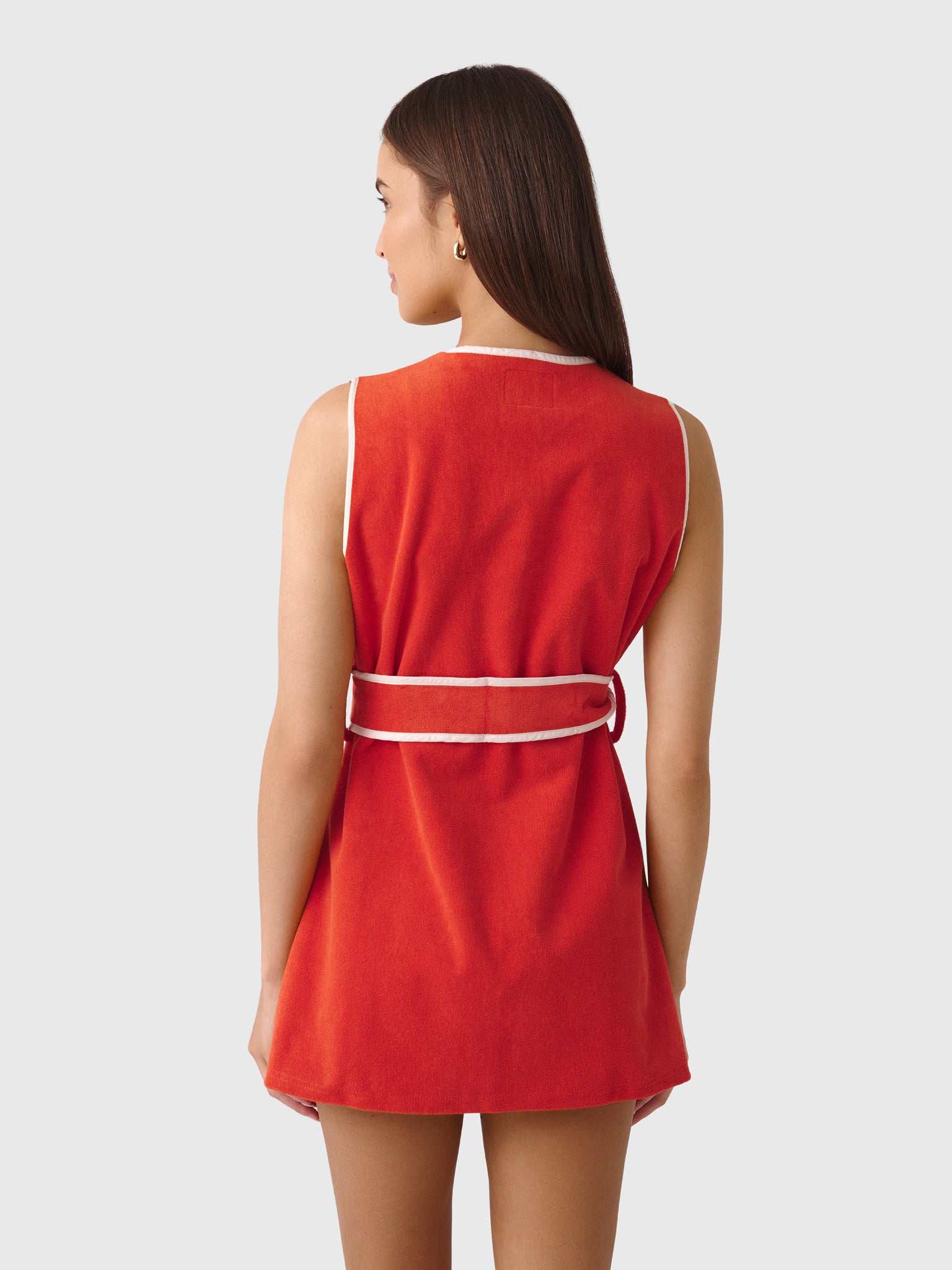 Cadets Women's Long Line Terry Vest - Saint Bernard