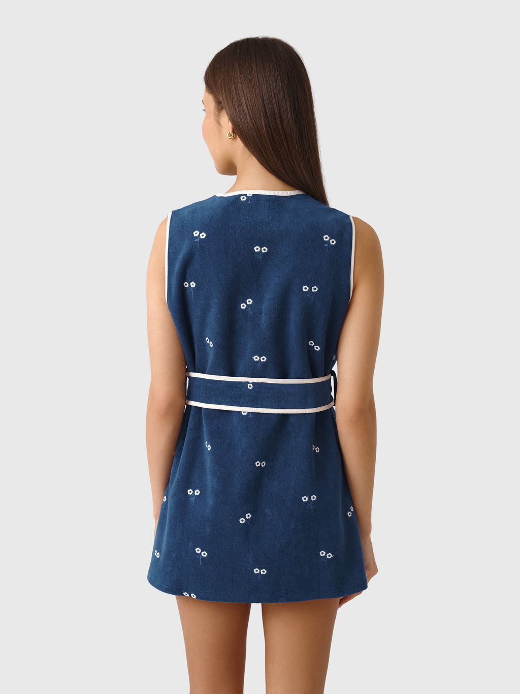 Cadets Women's Long Line Terry Vest - Saint Bernard