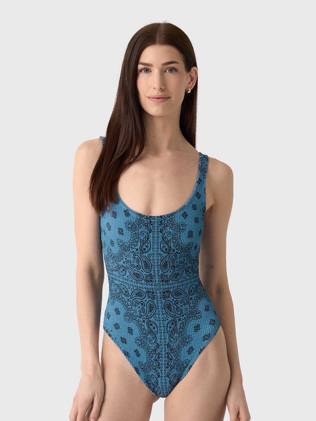 MC2 Saint Barth Women's Lora Crinkle One-Piece Swimsuit - Saint Bernard