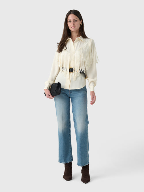 Masons Daughter Women's Loretta Western Fringe Top