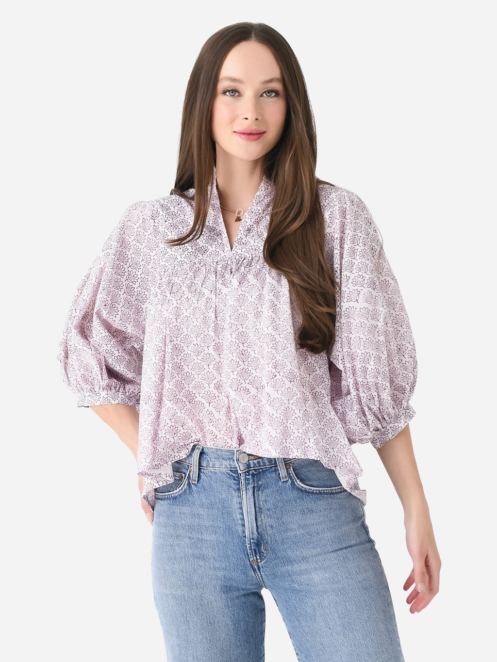 Sur La Vague Women's Lotus Blouse - Saint Bernard