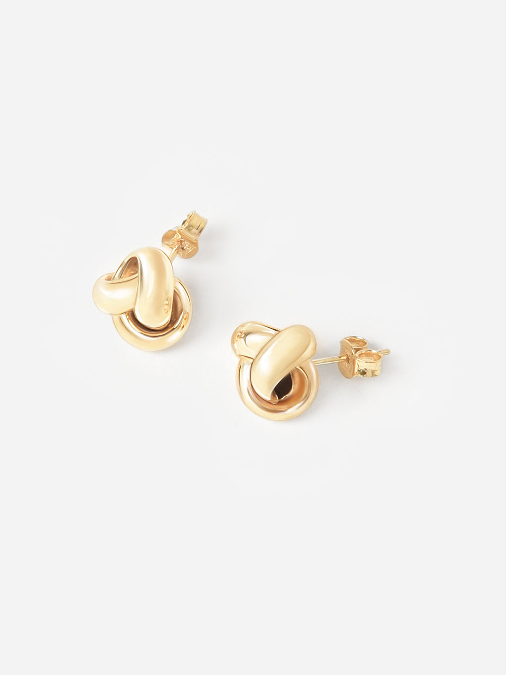 S. Bell Love knot Stud Earrings - Saint Bernard