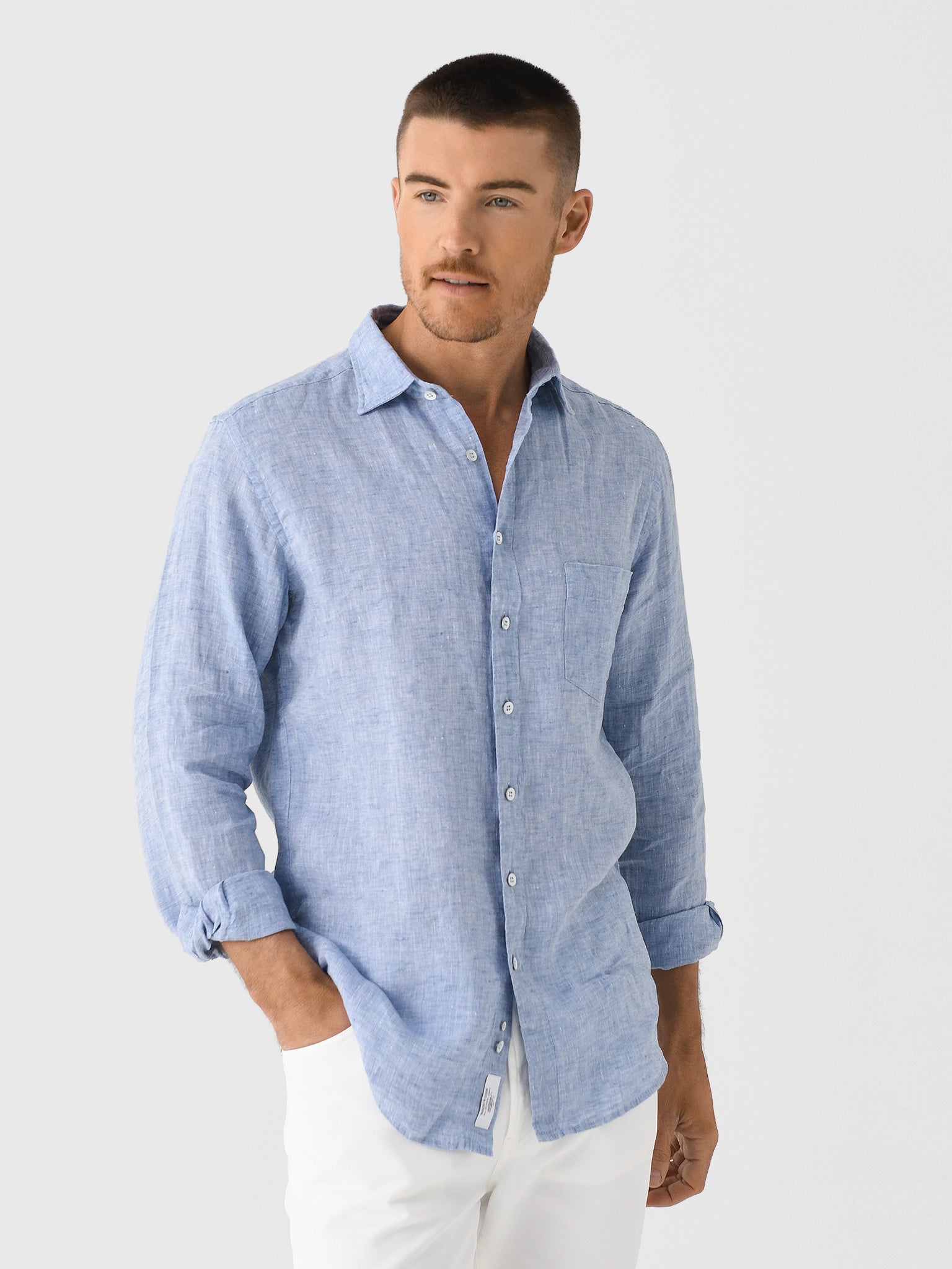 Rodd And Gunn Men's Coromandel Sports Fit Shirt - Saint Bernard