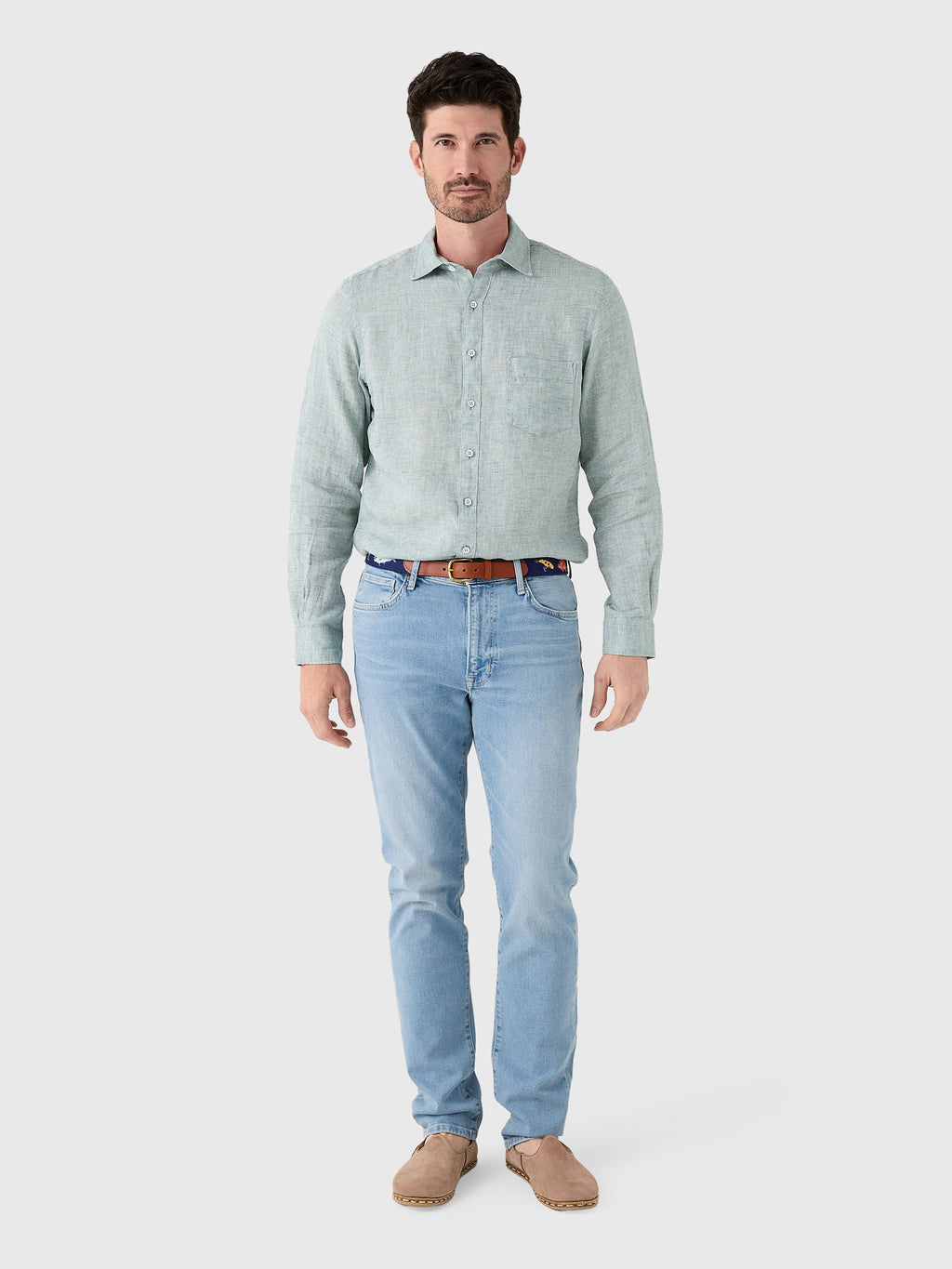Rodd And Gunn Men's Coromandel Sports Fit Shirt - Saint Bernard