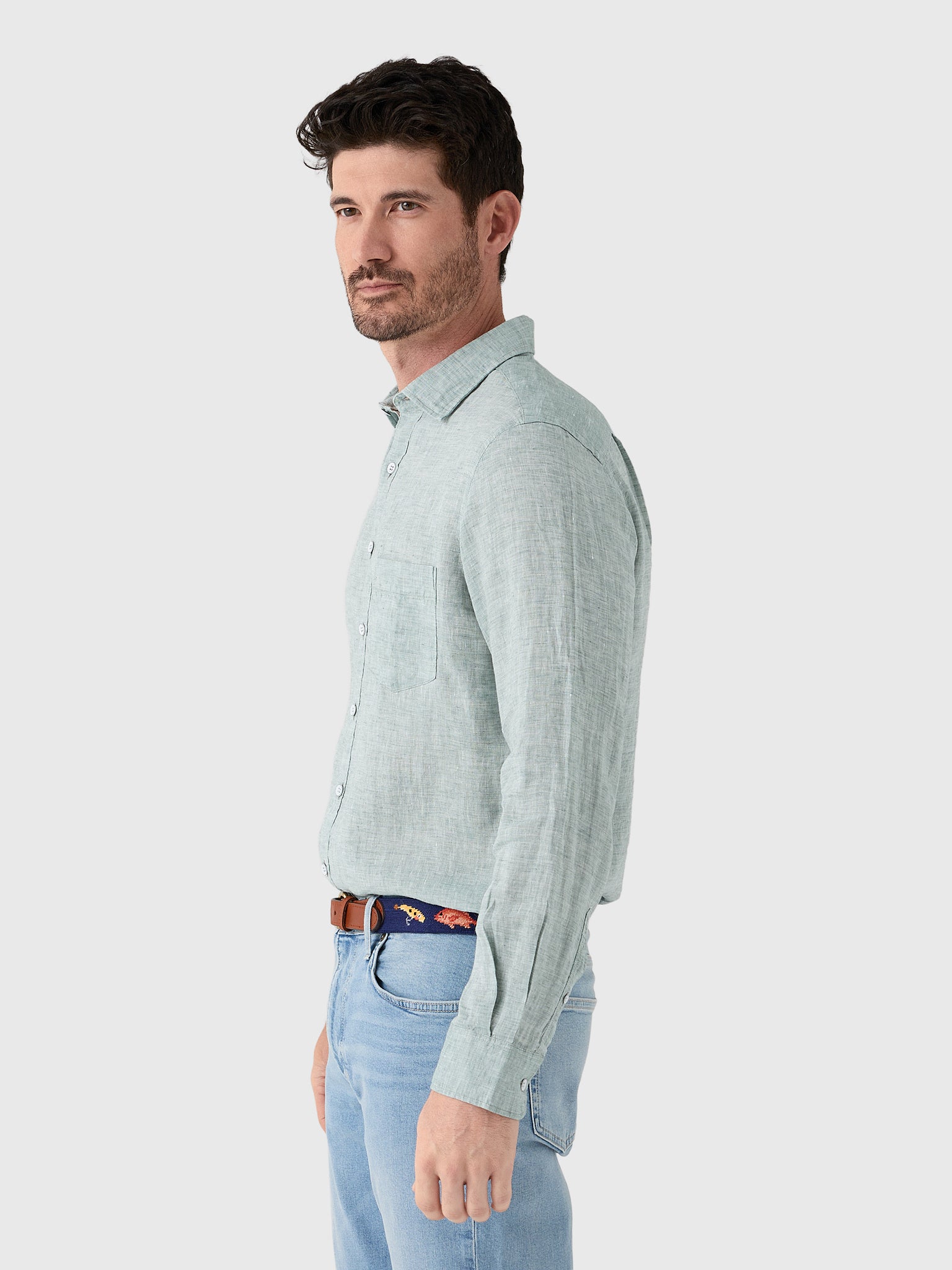 Rodd And Gunn Men's Coromandel Sports Fit Shirt - Saint Bernard