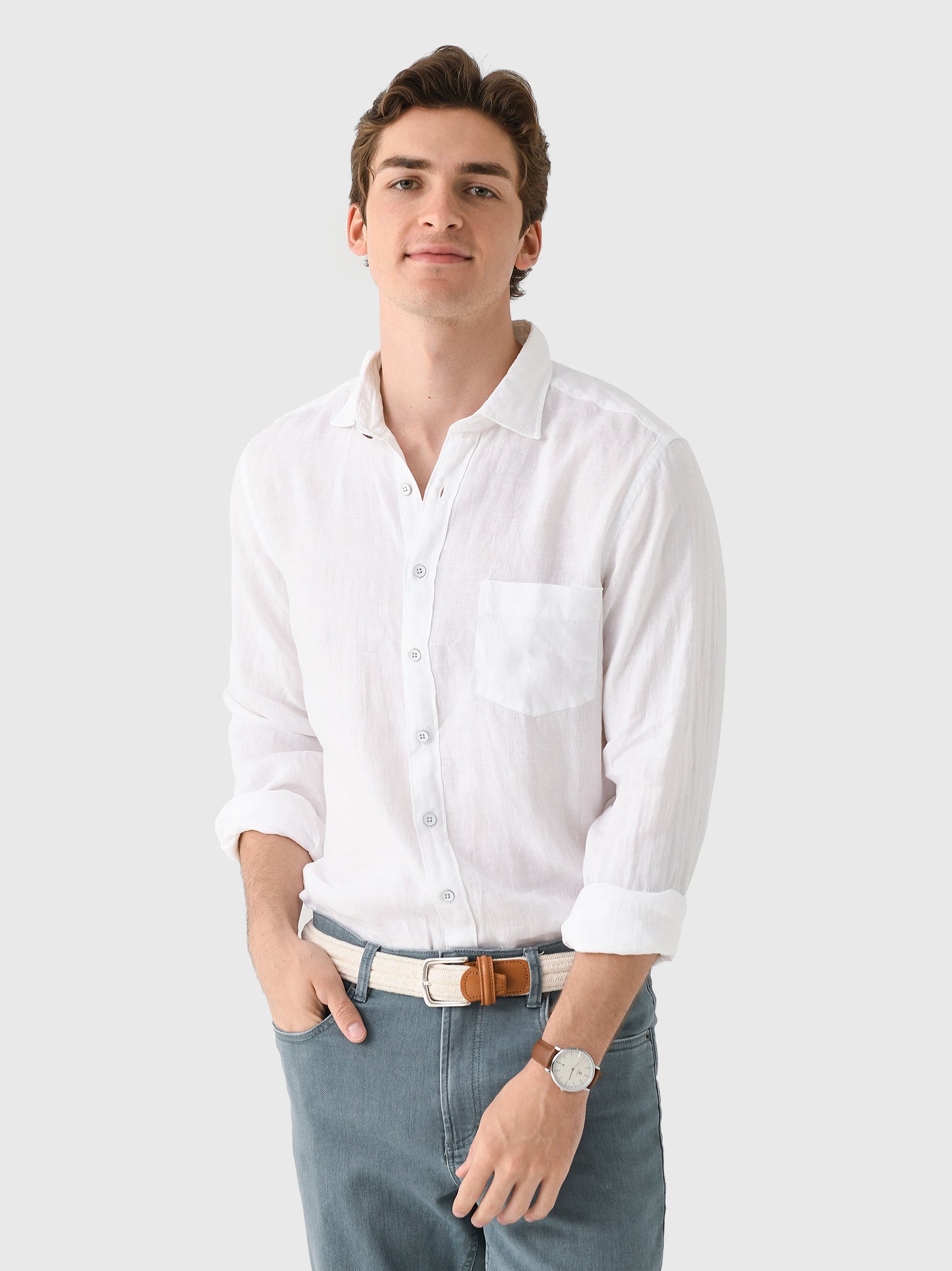 Rodd And Gunn Men's Coromandel Sports Fit Shirt - Saint Bernard