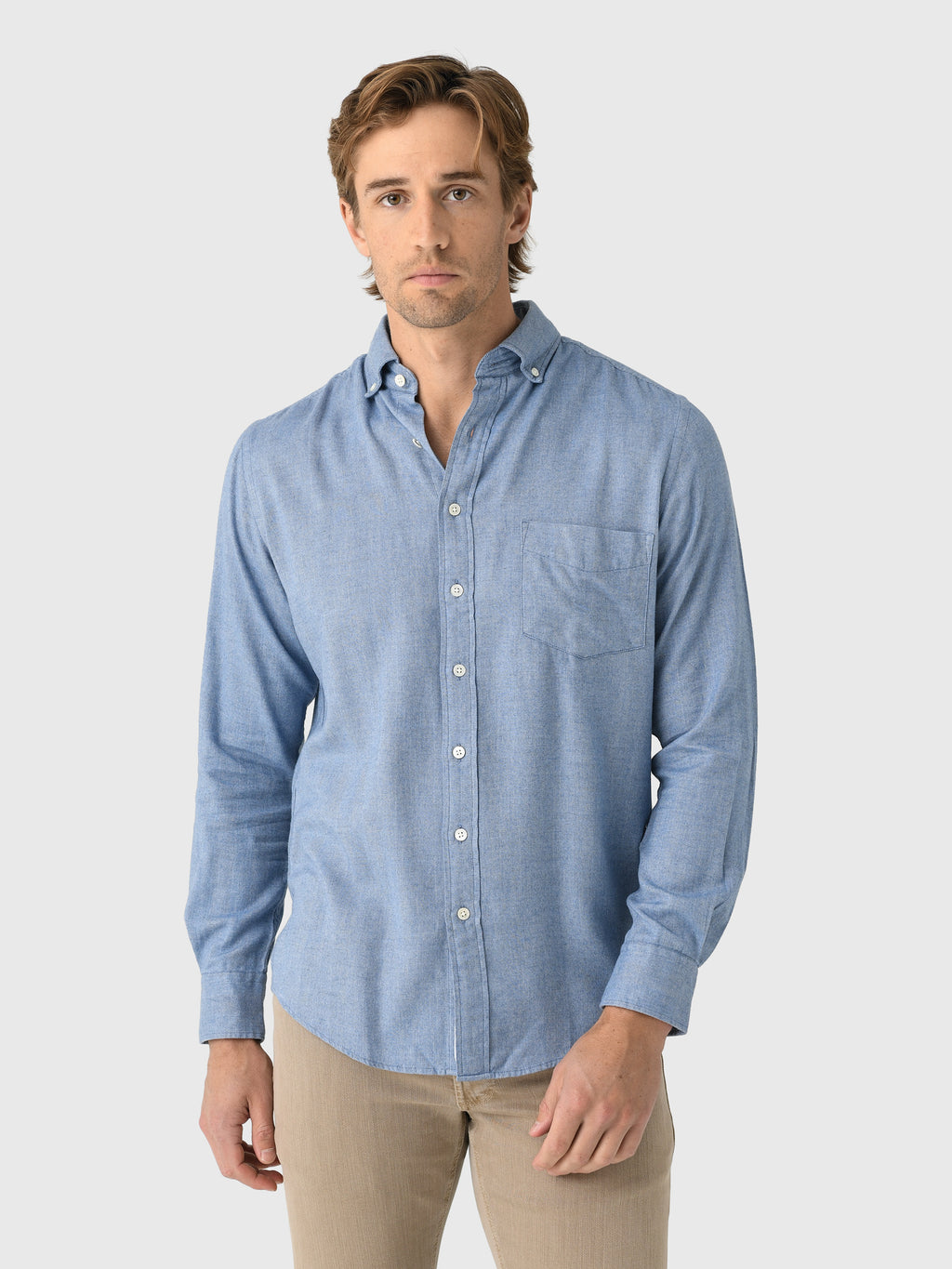 Rodd And Gunn Men's Barrhill Sports Fit Shirt - Saint Bernard