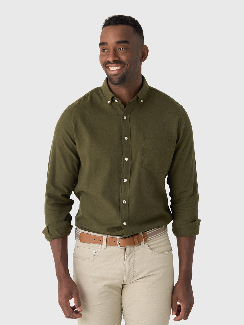 Rodd And Gunn Men's Barrhill Sports Fit Shirt - Saint Bernard