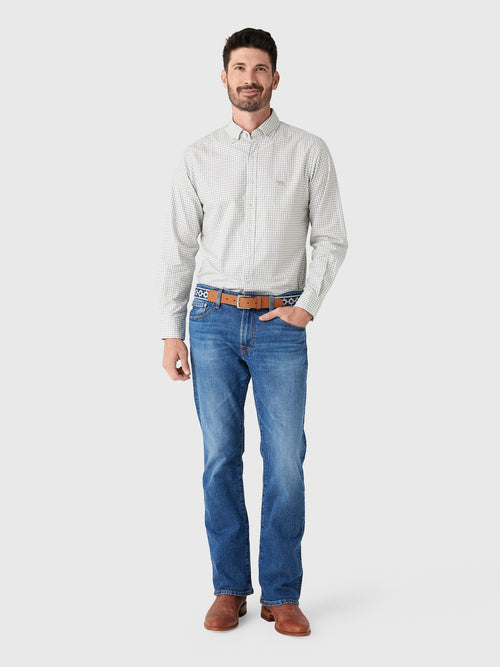 Rodd And Gunn Men's Oxford Bayshore Gingham Shirt - Saint Bernard