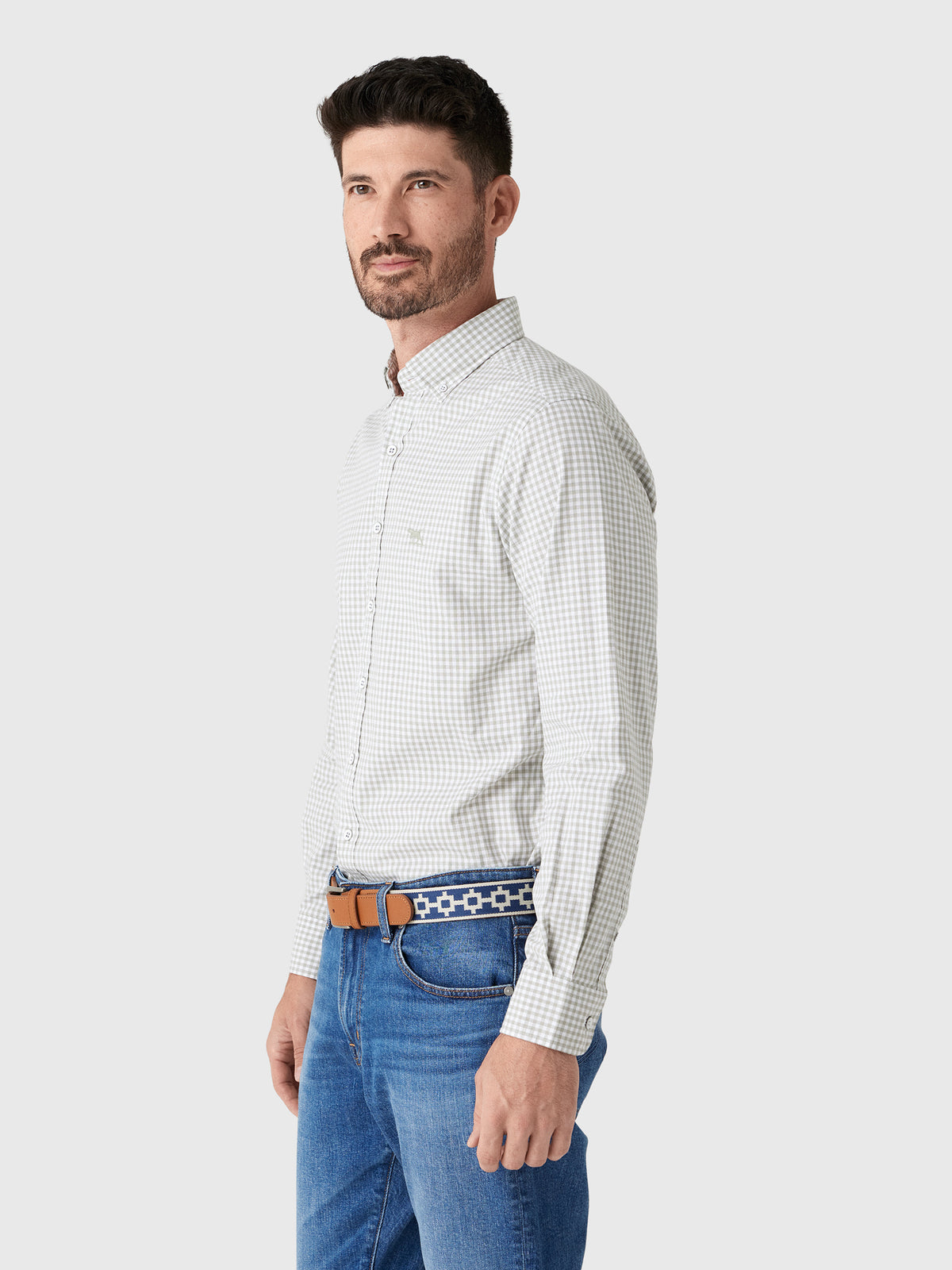 Rodd And Gunn Men's Oxford Bayshore Gingham Shirt - Saint Bernard
