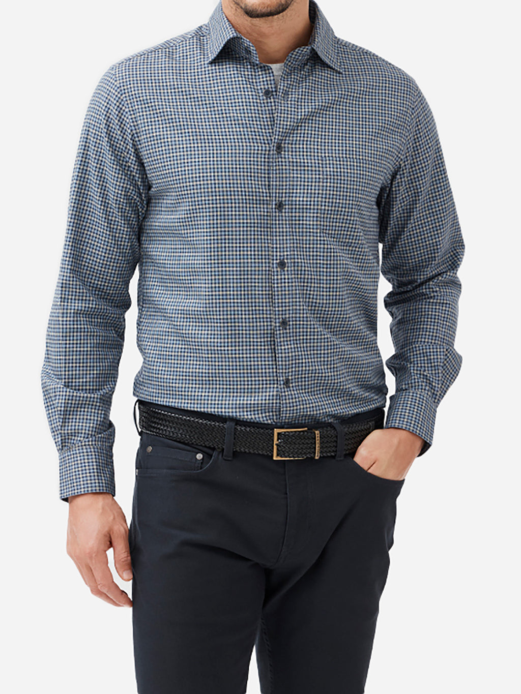 Rodd And Gunn Men's Burrows Sports Fit Shirt - Saint Bernard