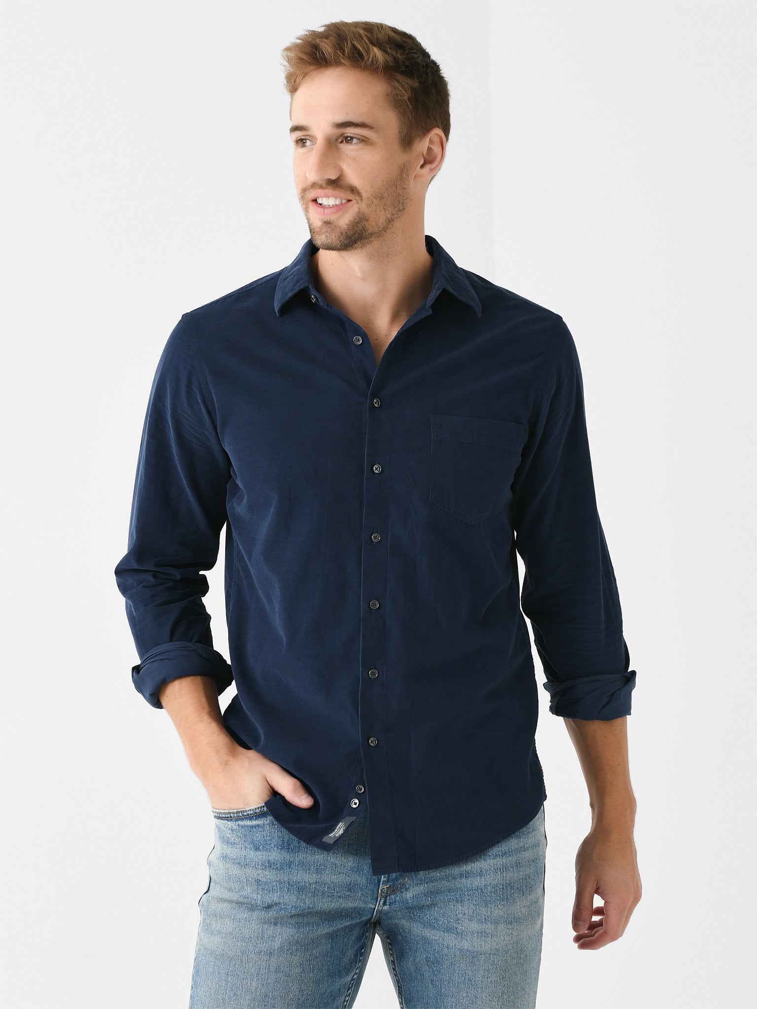 Rodd And Gunn Men's Coal Stream Sports Fit Shirt - Saint Bernard