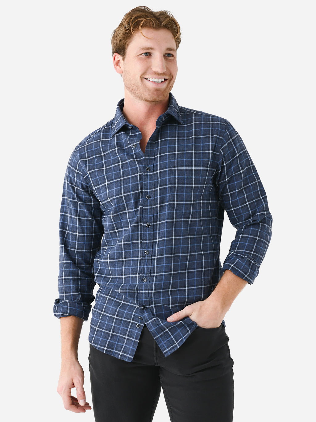Rodd And Gunn Men's Kina Beach Sports Fit Shirt - Saint Bernard