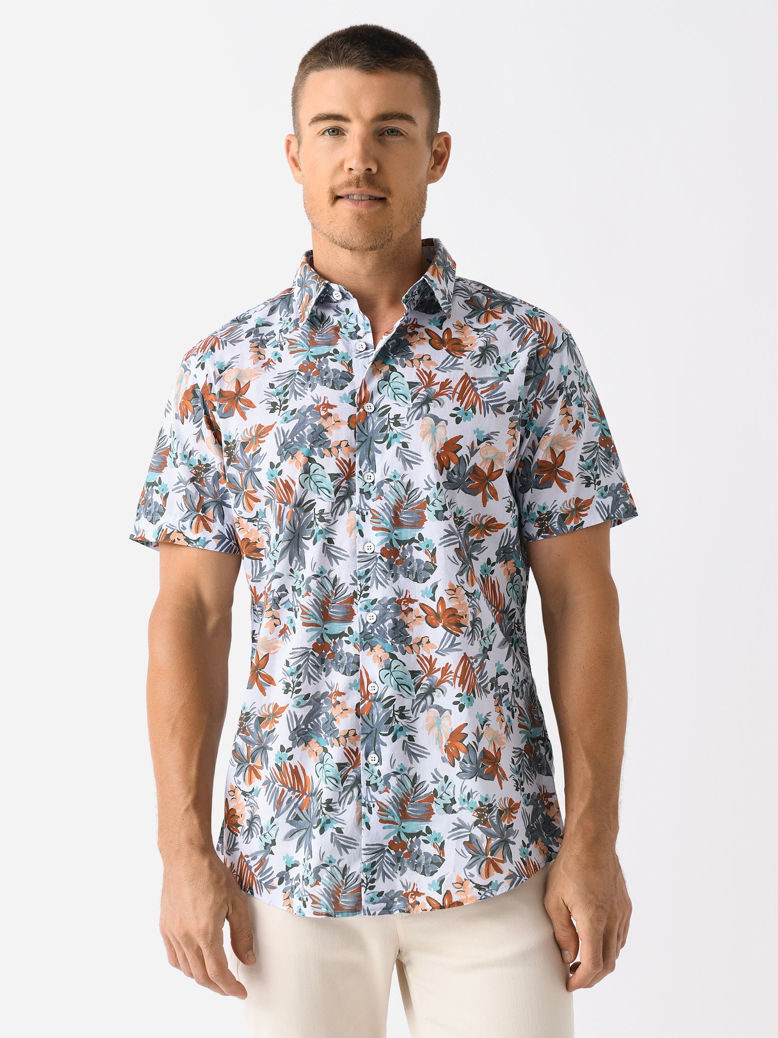 Rodd And Gunn Men's Oyster Cove Sports Fit Shirt - Saint Bernard