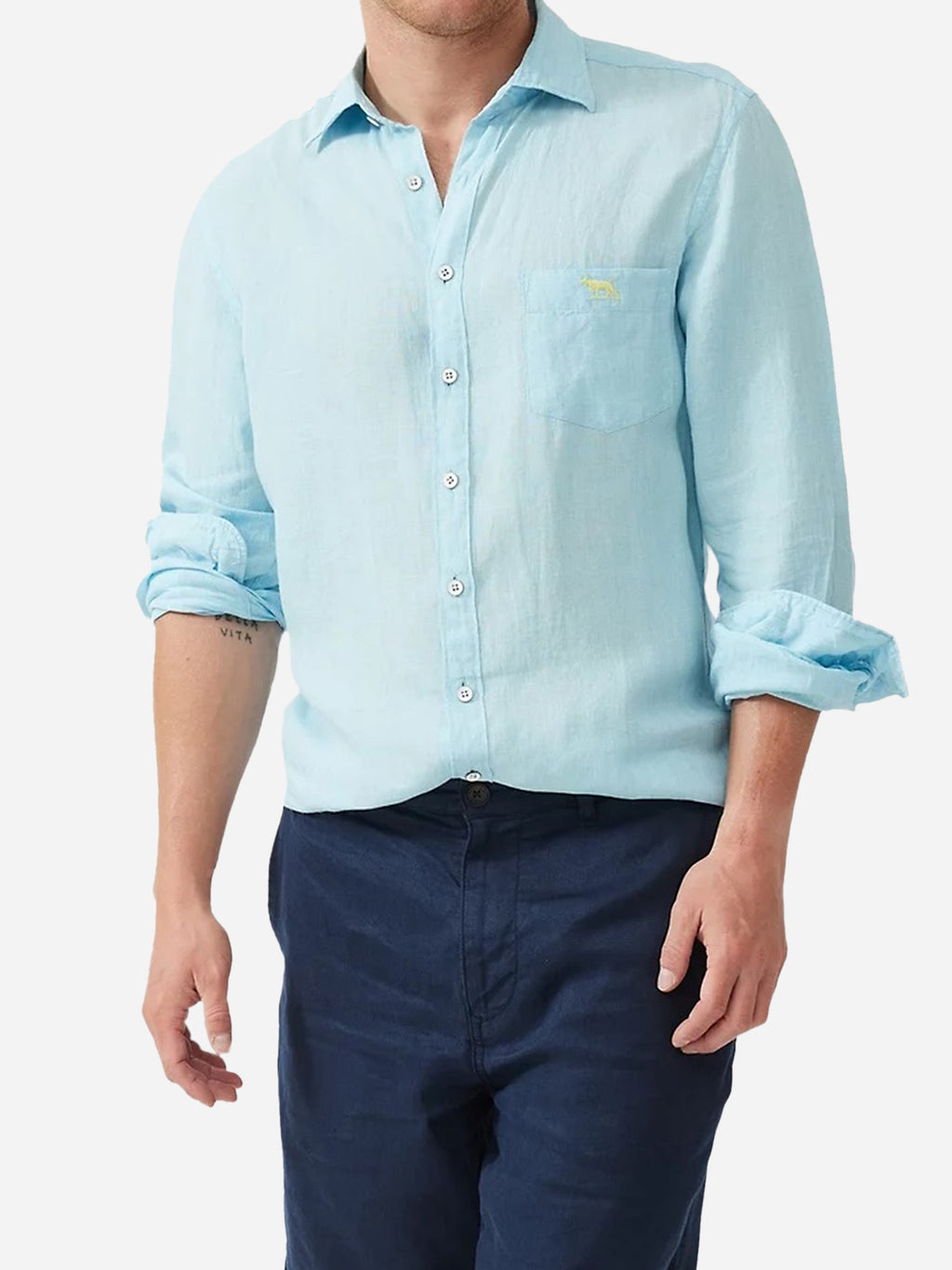 Rodd And Gunn Men's Coromandel 2 Sports Fit Shirt - Saint Bernard