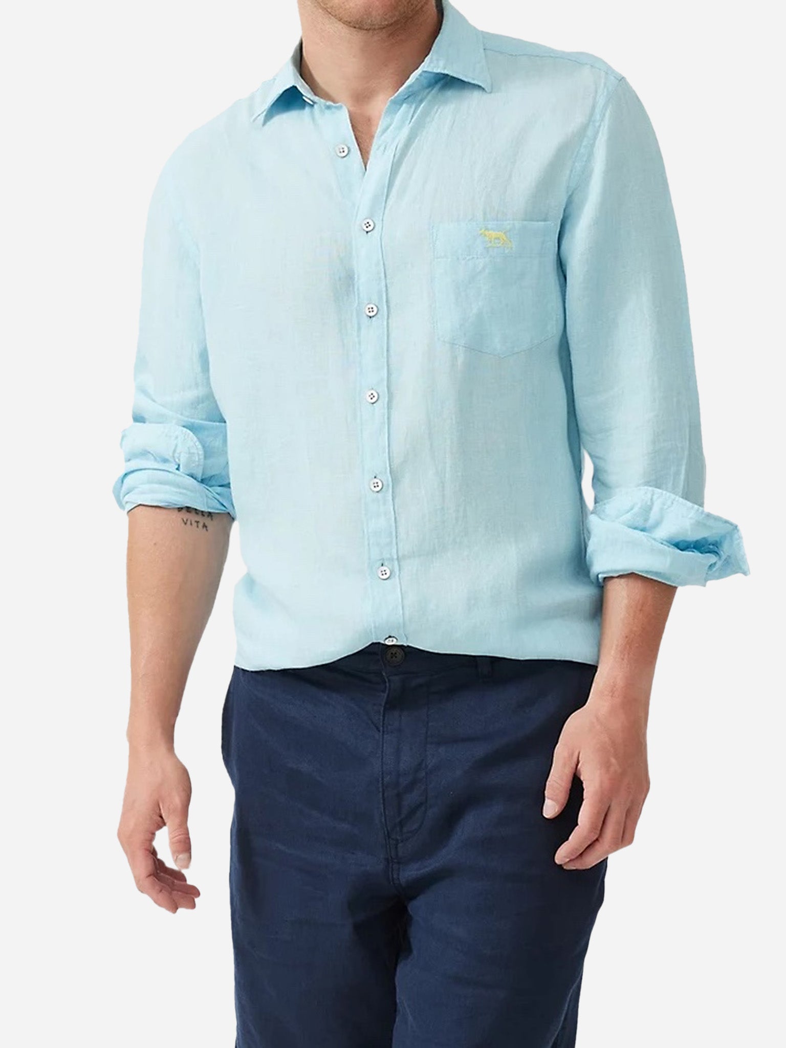 Rodd And Gunn Men's Coromandel 2 Sports Fit Shirt - Saint Bernard