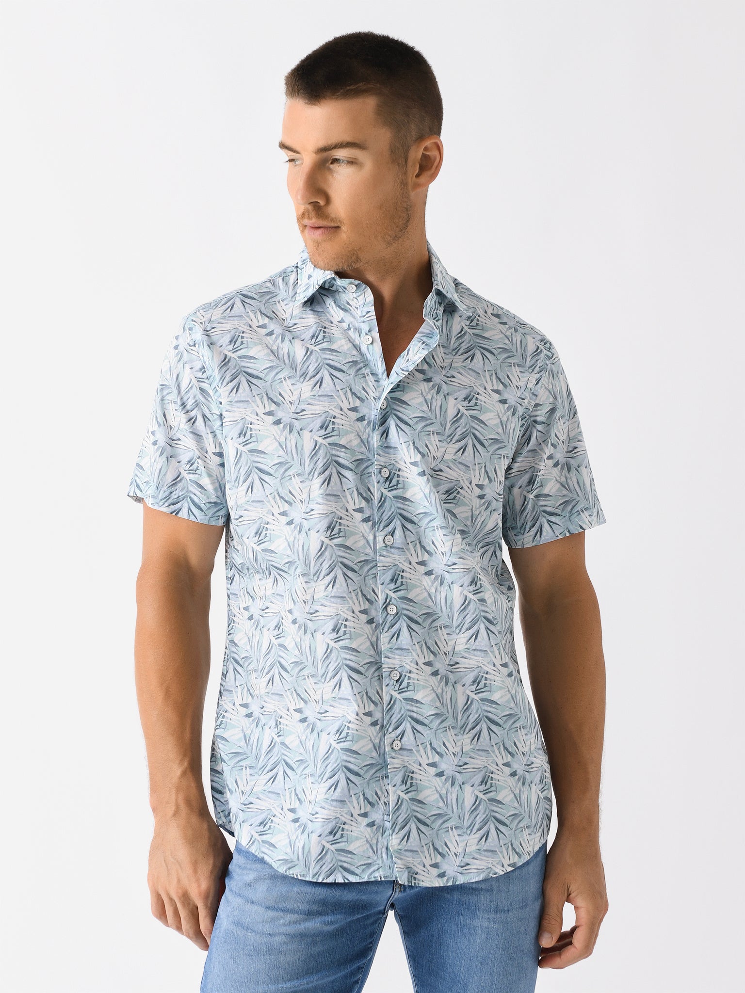 Rodd And Gunn Men's Cherry Tree Bay Sports Fit Shirt - Saint Bernard