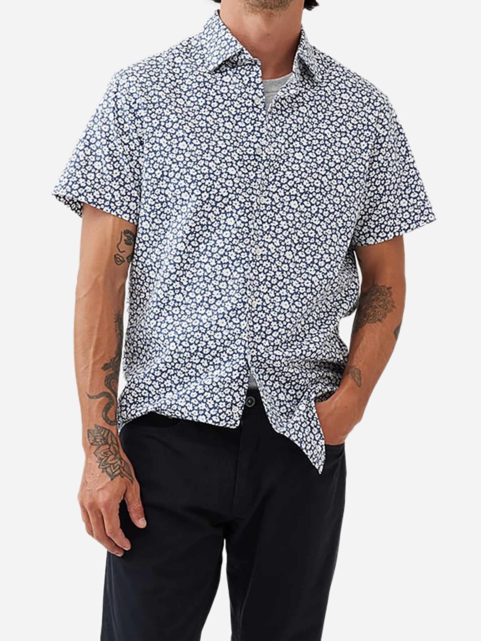 Rodd And Gunn Men's Bolton Street Sports Fit Shirt - Saint Bernard