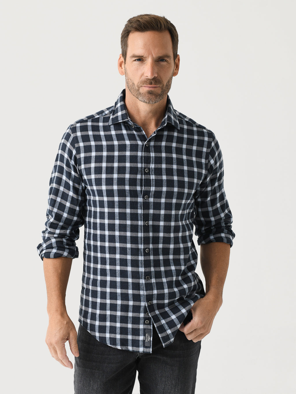 Rodd And Gunn Men's Mclaren Falls Sports Fit Shirt - Saint Bernard