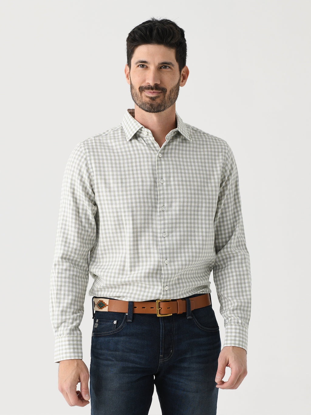 Rodd And Gunn Men's Teddington Sports Fit Shirt - Saint Bernard