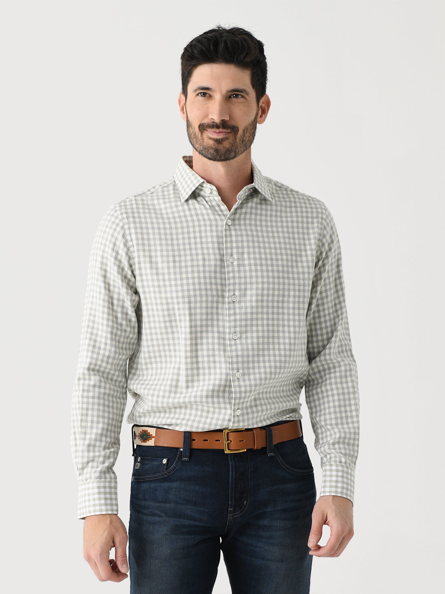 Rodd And Gunn Men's Teddington Sports Fit Shirt - Saint Bernard