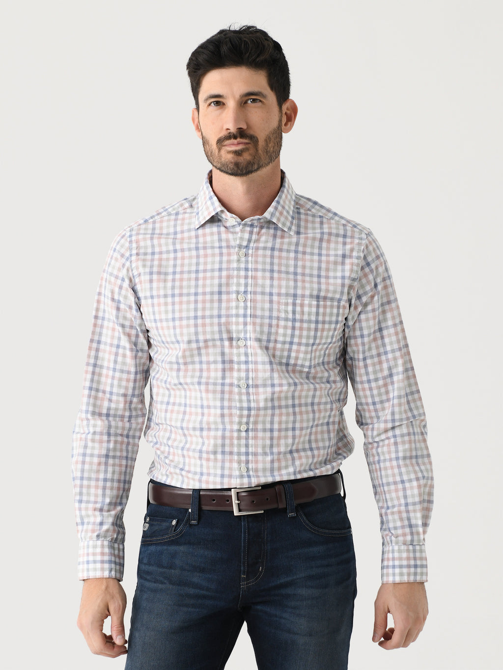 Rodd And Gunn Men's Bankhouse Sports Fit Shirt - Saint Bernard