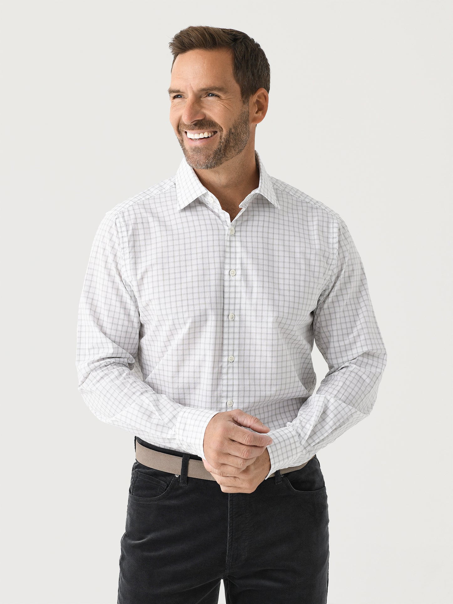 Rodd And Gunn Men's Three Streams Sports Fit Shirt - Saint Bernard