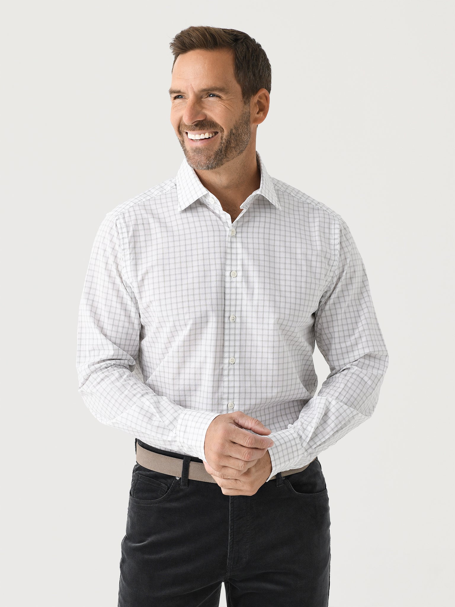 Rodd And Gunn Men's Three Streams Sports Fit Shirt - Saint Bernard