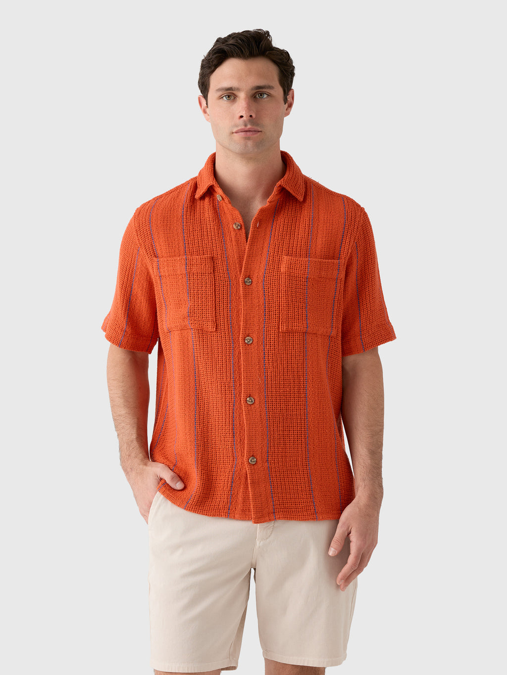 Rodd And Gunn Men's Point Break Shirt - Saint Bernard