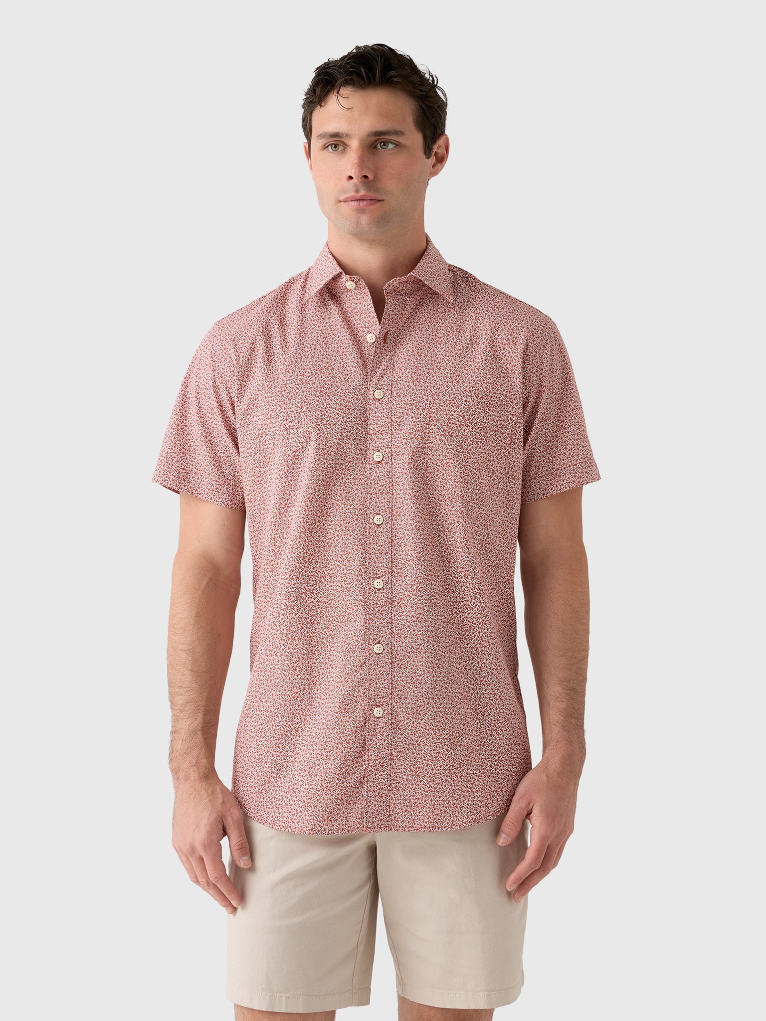 Rodd And Gunn Men's Collingwood Sports Fit Shirt - Saint Bernard