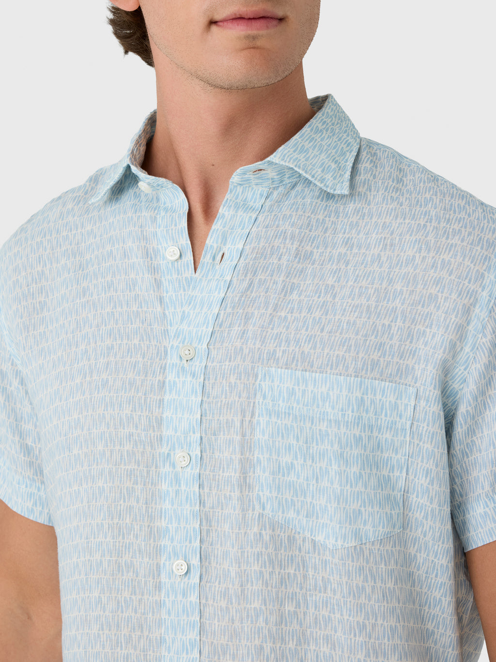 Rodd And Gunn Men's Glenene Sports Fit Shirt - Saint Bernard