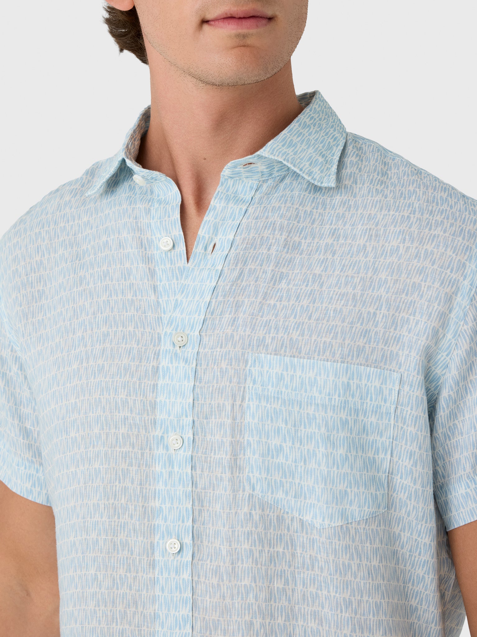 Rodd And Gunn Men's Glenene Sports Fit Shirt - Saint Bernard