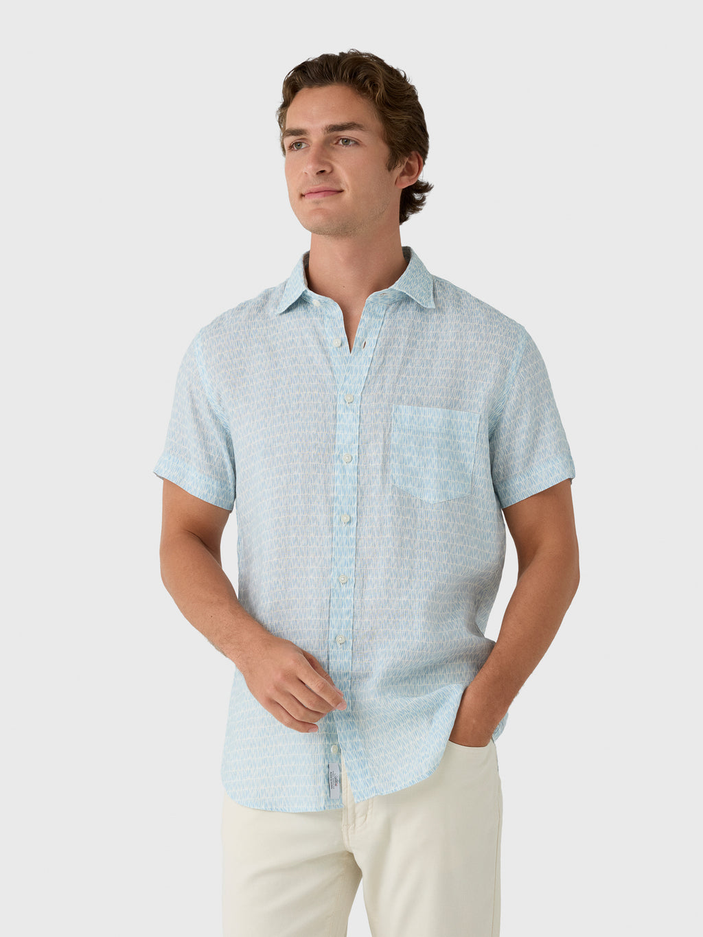 Rodd And Gunn Men's Glenene Sports Fit Shirt - Saint Bernard