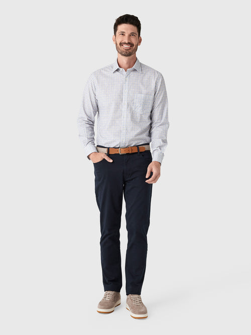 Rodd And Gunn Men's Gledknowe Sports Fit Shirt - Saint Bernard