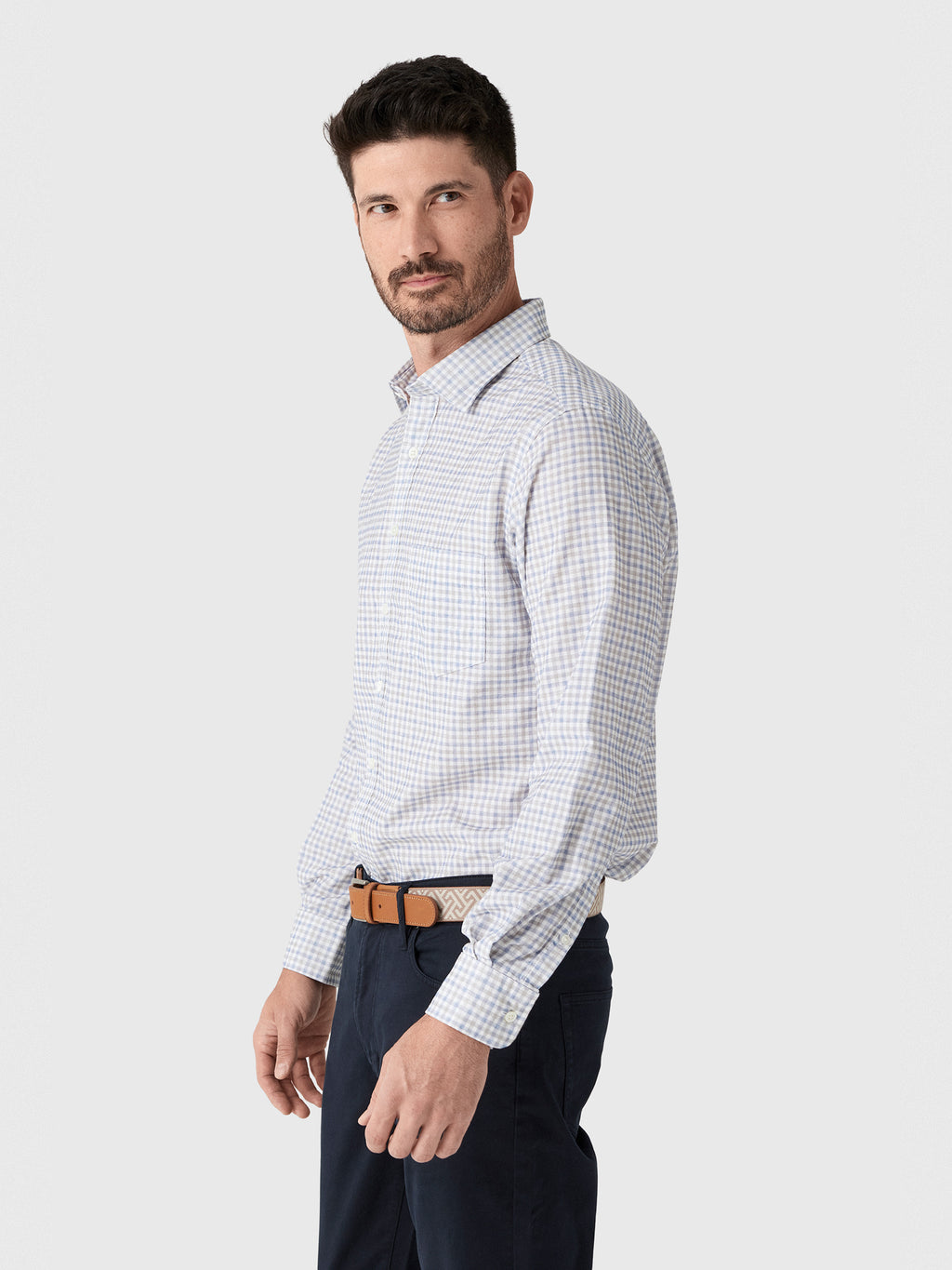 Rodd And Gunn Men's Gledknowe Sports Fit Shirt - Saint Bernard