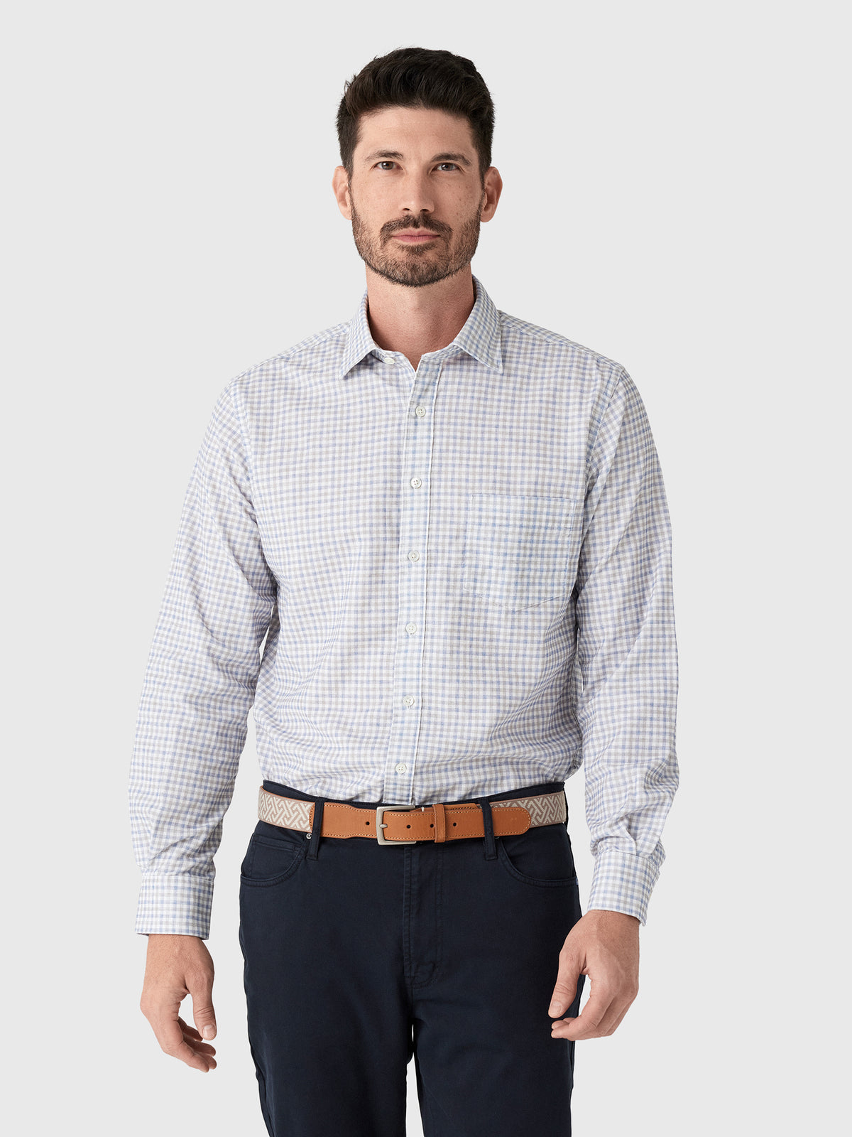 Rodd And Gunn Men's Gledknowe Sports Fit Shirt - Saint Bernard